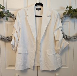 Danielle Bernstein White Blazer